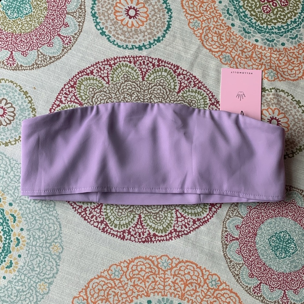🔥Hello Molly Lavender Crop Top